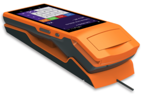 Rugged Android handheld terminal Dubai with integrated 2D barcode scanner for warehousing
