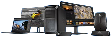 High-end tower workstation computers Dubai with professional GPUs and Xeon/i9 processors