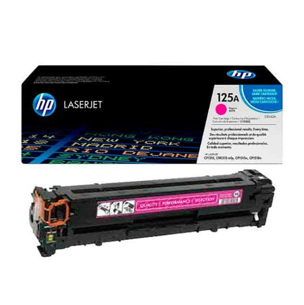 HP 125A Magenta LaserJet Toner Cartridge (CB543A)