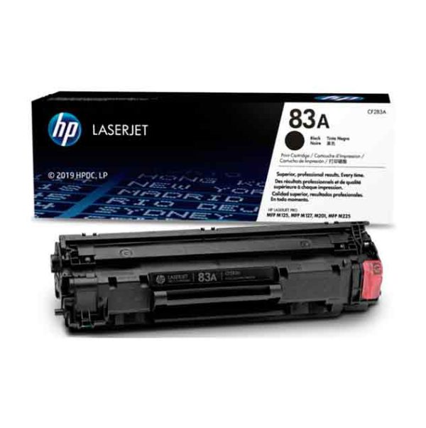 HP 83A Black Laser Printer Toner Cartridge (CF283A)