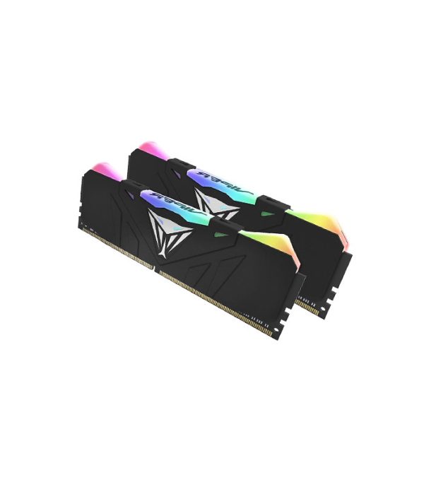 Patriot V4S RGB 16GB Dual Kit (8x2) DDR4 3600MHz CL20 VIPER STEEL RGB BLACK Desktop Memory