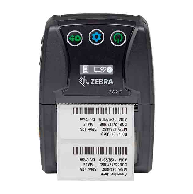 Zebra ZQ210 Direct Thermal Mobile Bluetooth Printer