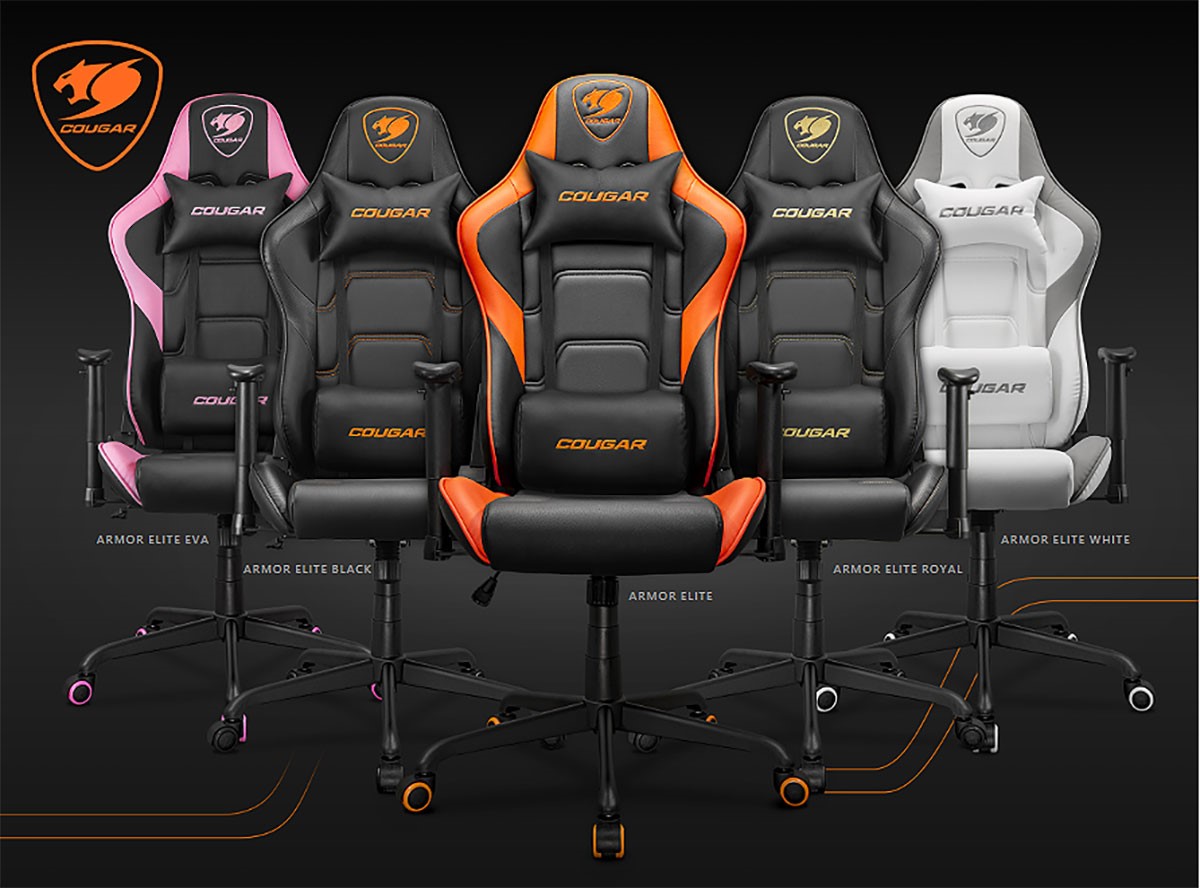 COUGAR CHAIR ARMOR ELITE BLACK