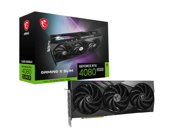 MSI VGA GeForce RTX 4080 SUPER 16G GAMING X SLIM