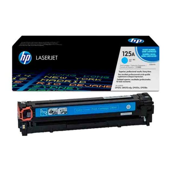 HP 125A Cyan LaserJet Toner Cartridge (CB541A)