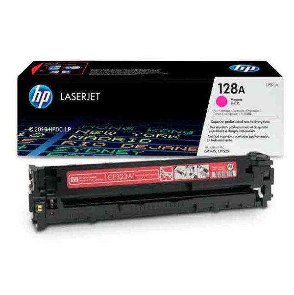 HP 128A Magenta LaserJet Toner Cartridge (CE323A)