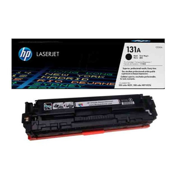 HP 131A Black Original LaserJet Toner Cartridge (CF210A)