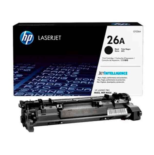 HP 26A Black Original LaserJet Toner Cartridge (CF226A)