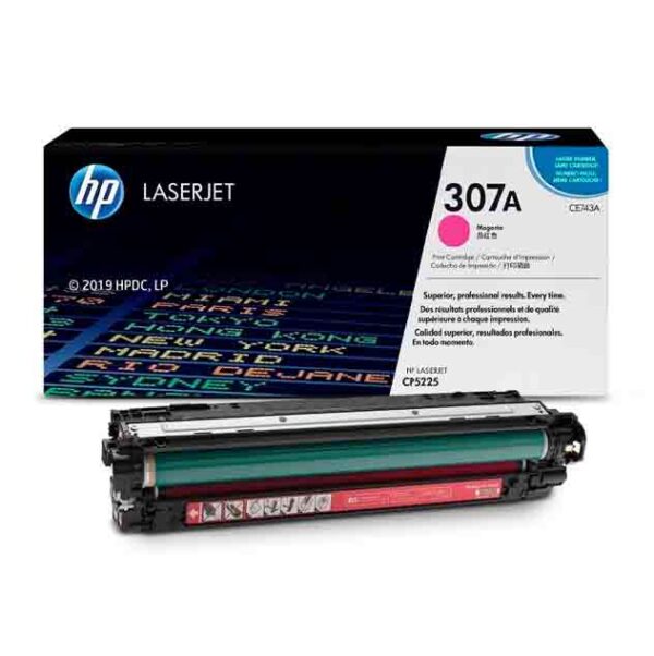 HP 307A Magenta LaserJet Toner Cartridge (CE743A)
