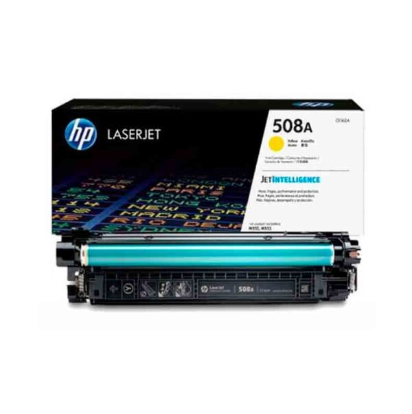 HP 508A Yellow LaserJet Toner Cartridge (CF362A)