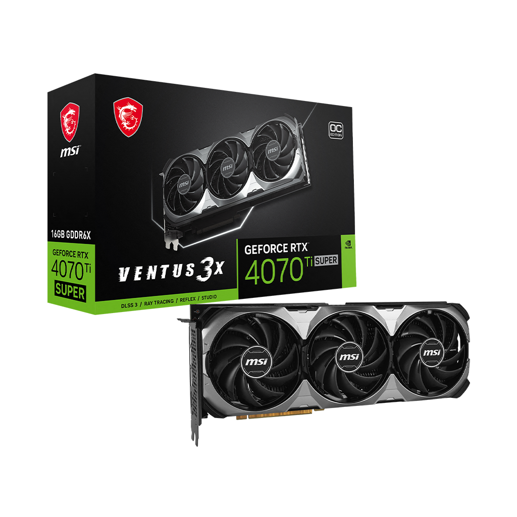 MSI VGA GeForce RTX 4070 Ti SUPER 16G VENTUS 2X OC