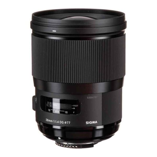 Sigma 28mm f/1.4 DG HSM Art Lens for Nikon F