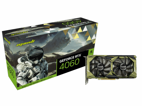 Manli GeForce RTX™ 4060 (M2560+N727)