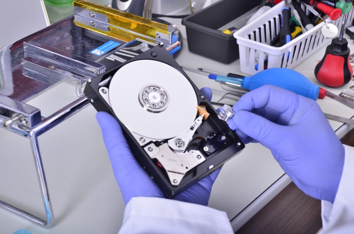 Certified clean room lab for professional hard drive and server Data Recovery Services Dubai