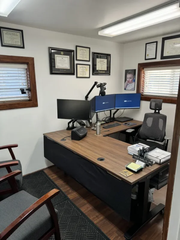 Structured cabling and organized server rack for a complete office IT setup Dubai project