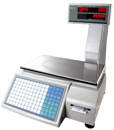 All-in-one price computing scale printers Dubai for supermarket fresh produce counters