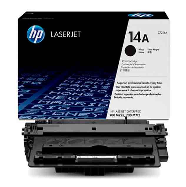 HP 14A Black Original LaserJet Toner Cartridge (CF214A)