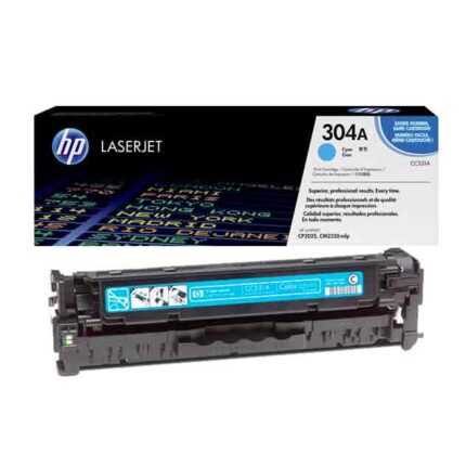 HP 304A Cyan LaserJet Toner Cartridge (CC531A)