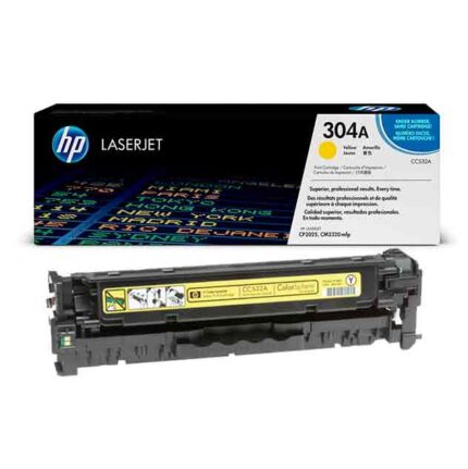 HP 304A Yellow LaserJet Toner Cartridge (CC532A)