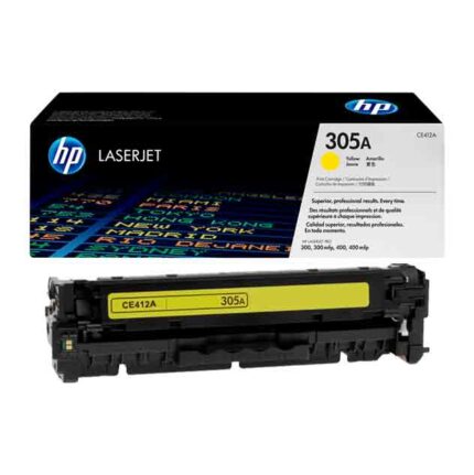HP 305A Yellow Original LaserJet Toner Cartridge (CE412A)