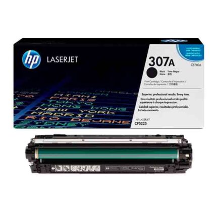 HP 307A Black Original LaserJet Toner Cartridge (CE740A)