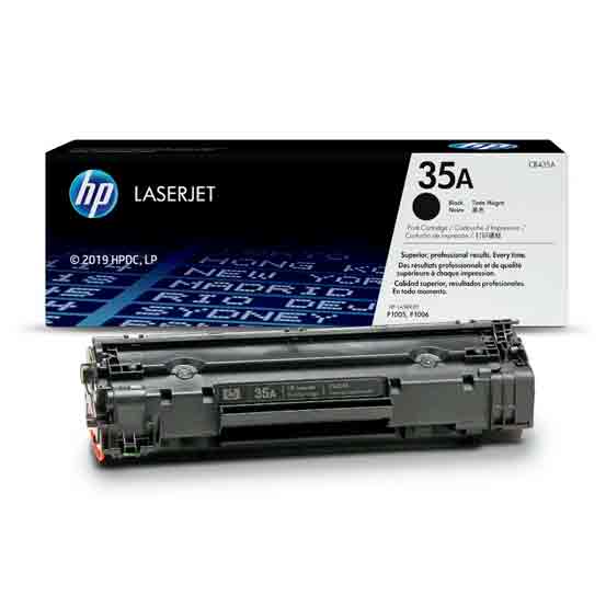 HP 35A Black Original Toner Cartridge (CB435A)