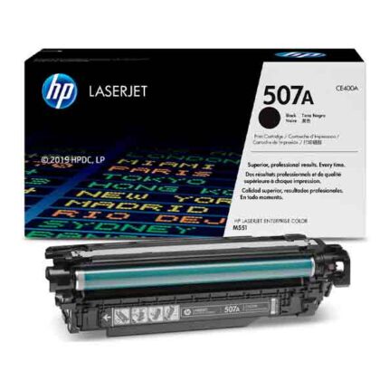 HP 507A Black Original LaserJet Toner Cartridge (CE400A)