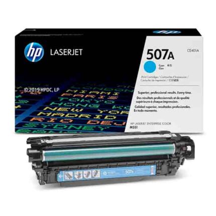 HP 507A Cyan LaserJet Toner Cartridge (CE401A)