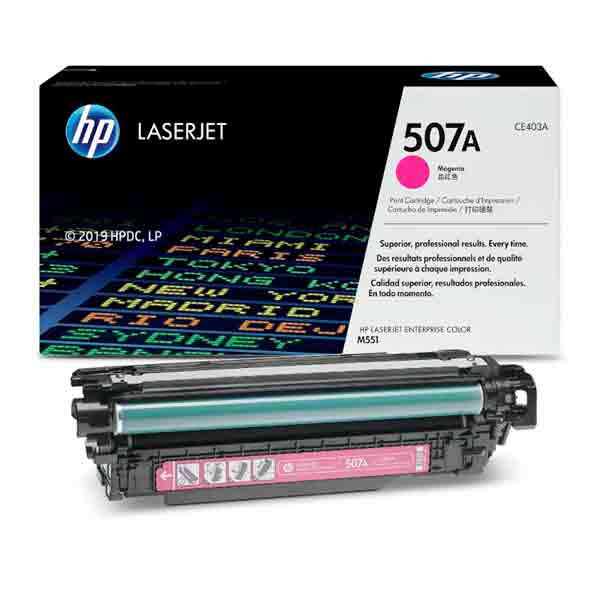 HP 507A Magenta LaserJet Toner Cartridge (CE403A)