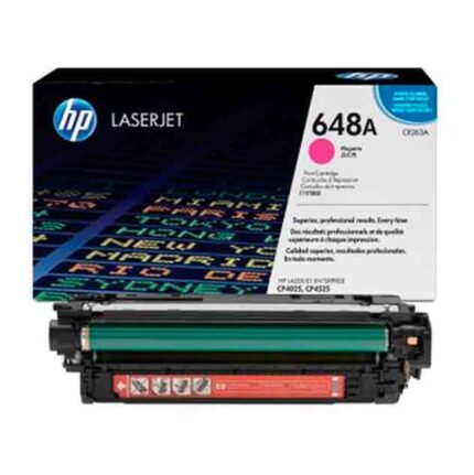 HP 648A Magenta Original LaserJet Toner Cartridge (CE263A)