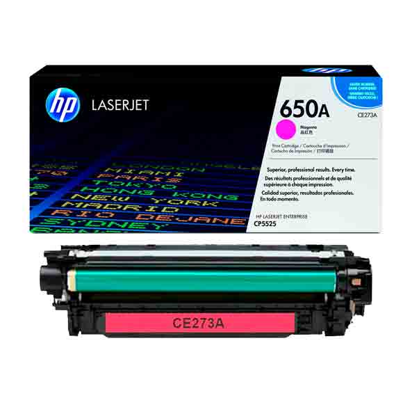 HP 650A Magenta LaserJet Toner Cartridge (CE273A)