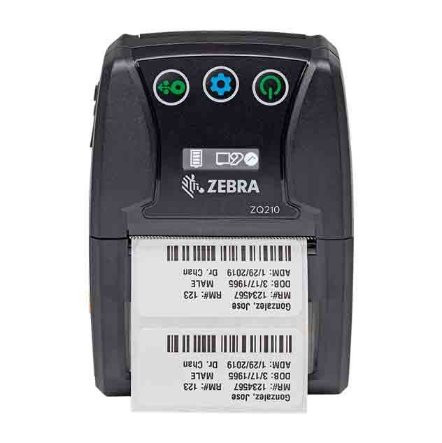 Zebra-ZQ210-Direct-Thermal-Mobile-Bluetooth-Printer Zebra ZQ210 Direct Thermal Mobile Bluetooth Printer