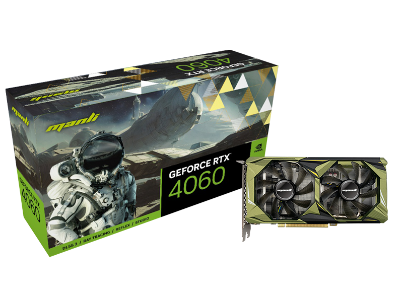 Manli GeForce RTX™ 4060 (M2560+N727)