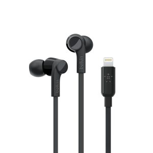 Belkin Soundform Headphones With Lightning Connector, (Black)