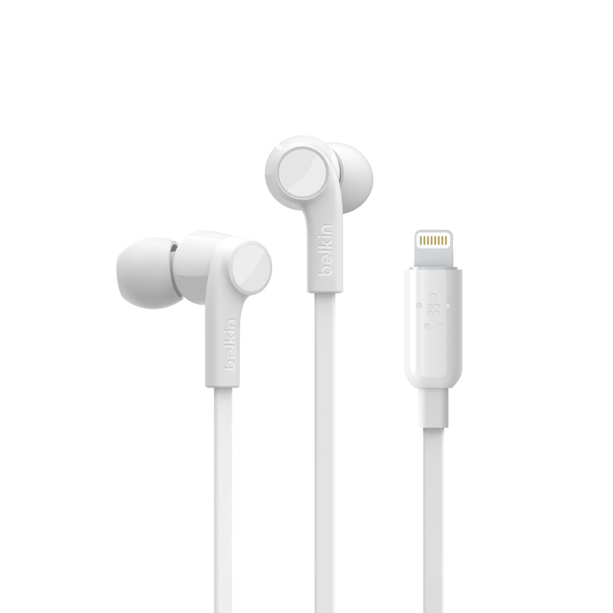 6dd4a613519624aa_G3H0001_WHT_FPK_JY_FIN.jpg Belkin Soundform Headphones With Lightning Connector, (White)