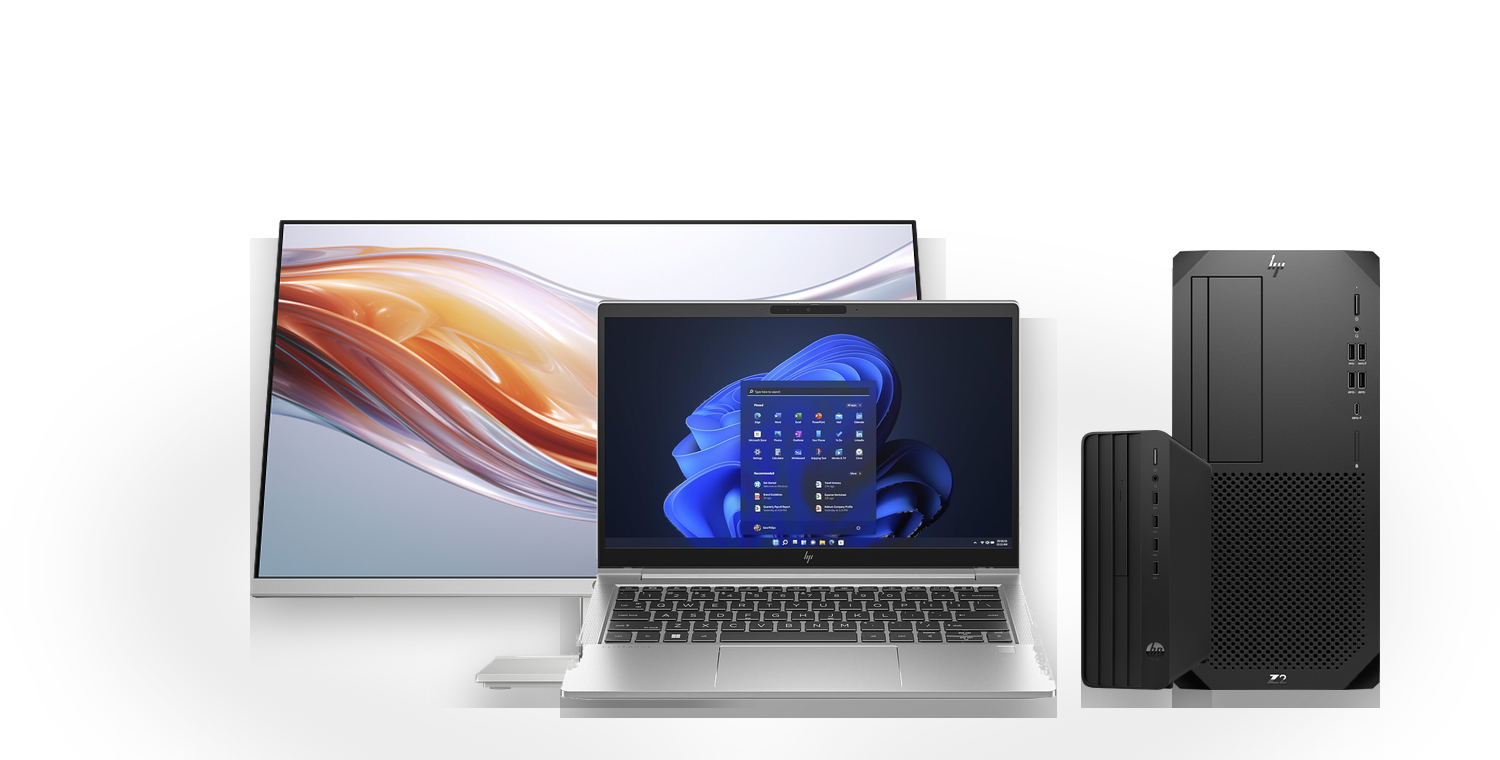 HP EliteBook laptop, Series 5 monitor, Pro SFF desktop and Z2 workstation supplied by IRIX Dubai