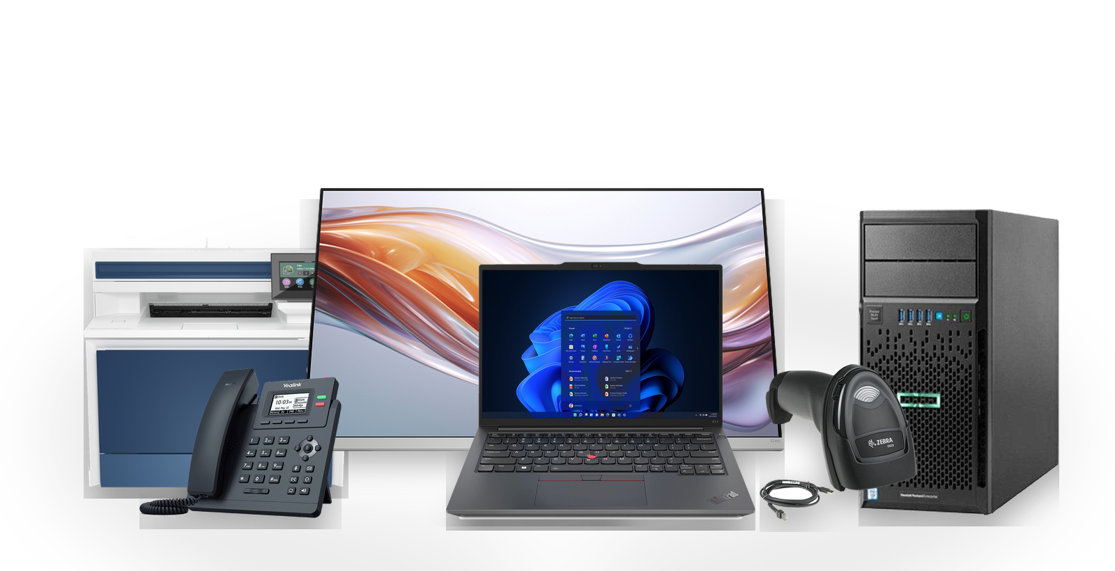 Laptops, monitors, servers, IP phones, barcode scanners and printers supplied by IRIX Dubai