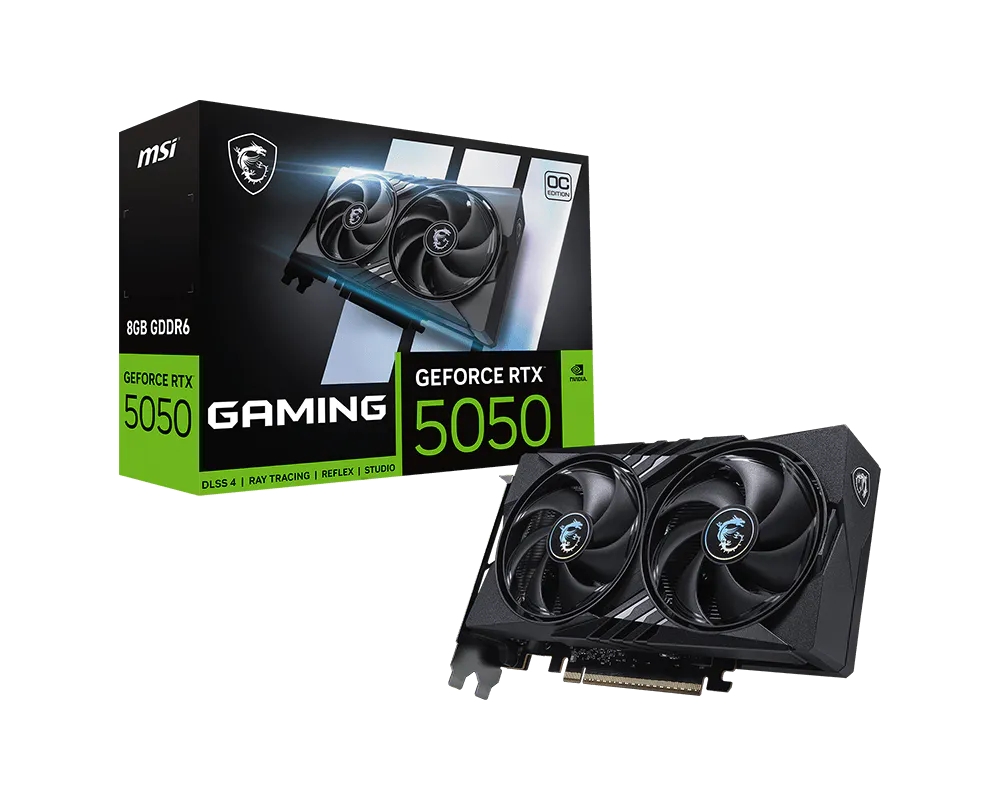 product_1750752514c5d2826294de505cc62ce69f5002069c.webp MSI GeForce RTX 5050 8G Gaming OC Graphics Card